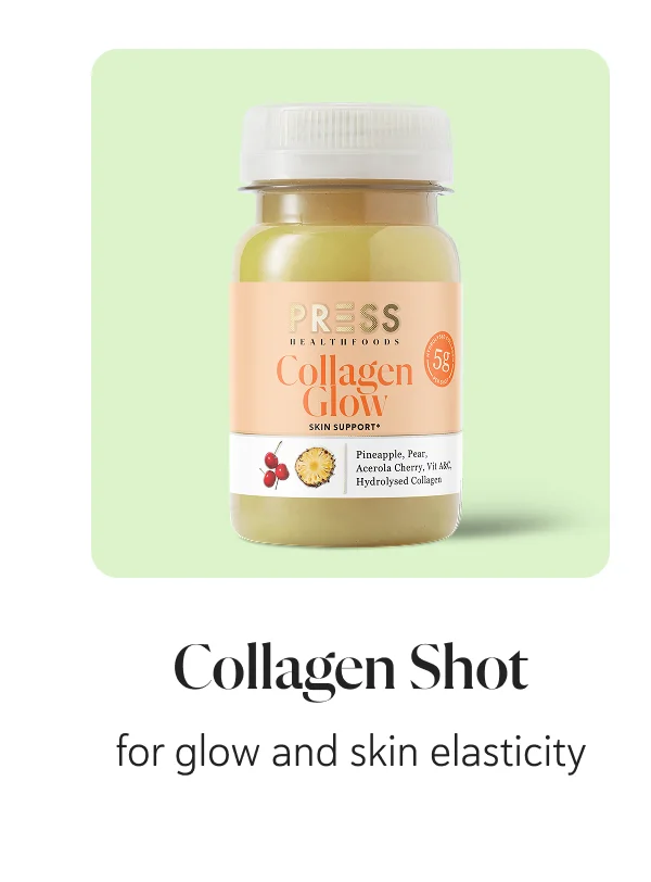 Collagen Shot for glow and skin elasticity.