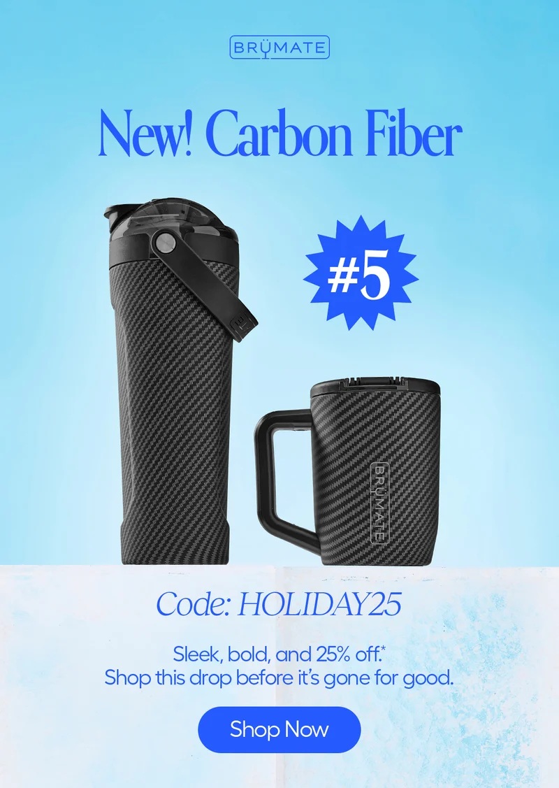 New! Carbon Fiber #5. Code: discount code. Sleek, bold, and 25% OFF. Shop this drop before it's gone for good. - Shop Now