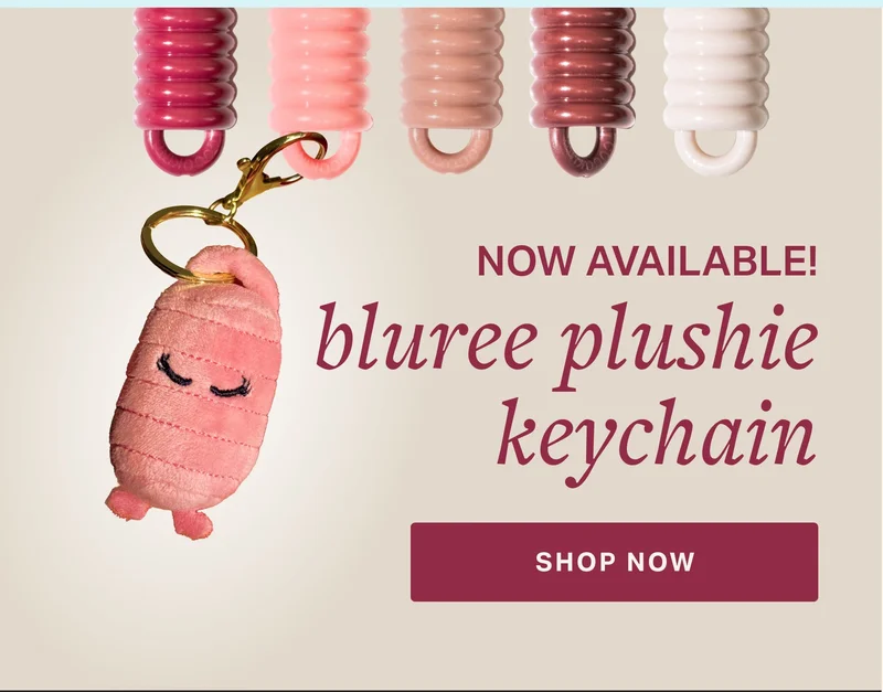 NOW AVAILABLE! bluree plushie keychain