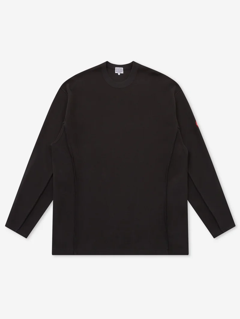 Image of C.E Cav Empt Side Seam Dbl Knit Long Sleeve - Black