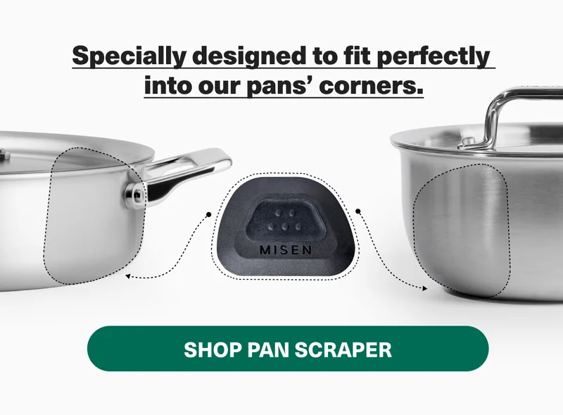 Designed to perfectly fit into our pan' corners