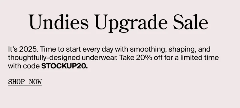 UNDIES UPGRADE SALE