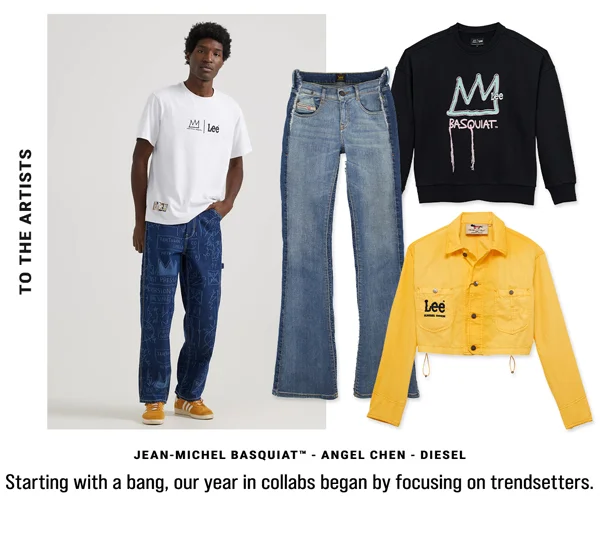 To The Artists. Starting with a bang, our year in collabs began by focusing on trendsetters.