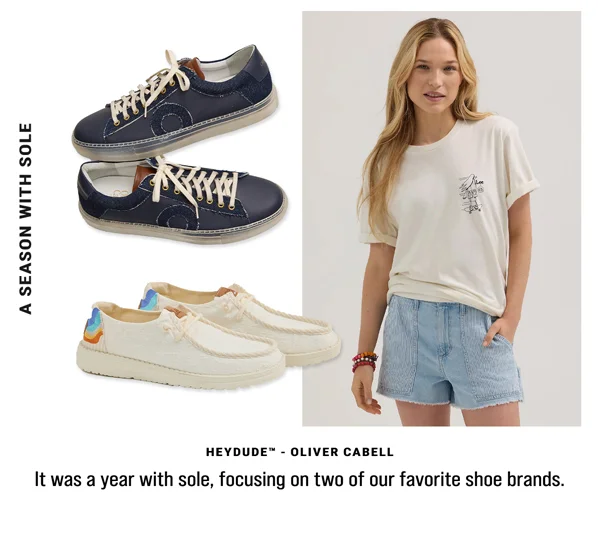 A Season With Sole. It was a year with sole, focusing on two of our favorite shoe brands.