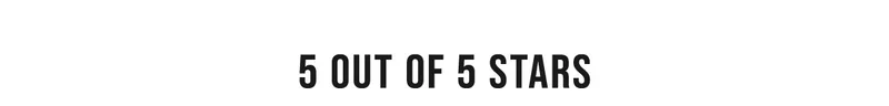 5 out of 5 stars