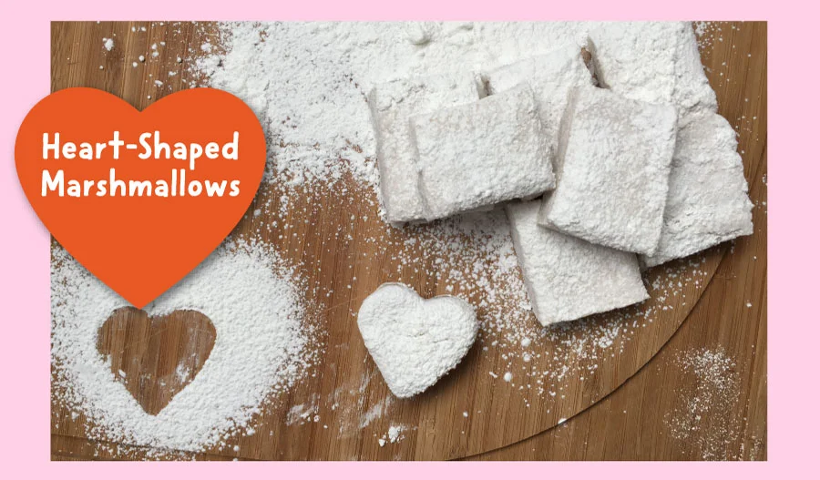 Heart-Shaped Marshmallows