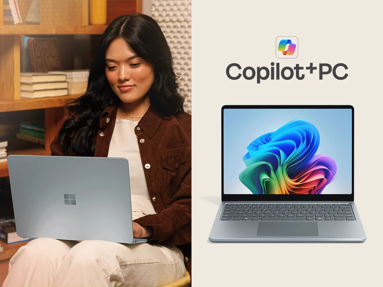 Choose your new Surface Laptop, Copilot+ PC.