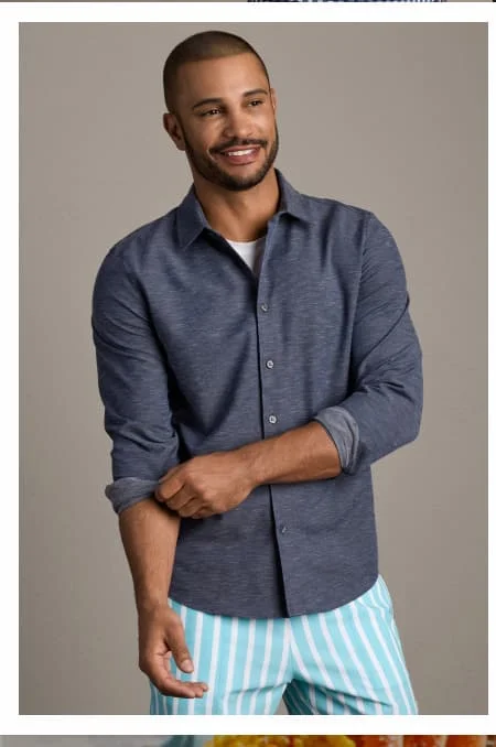 Brezza Linen-Blend Shirt