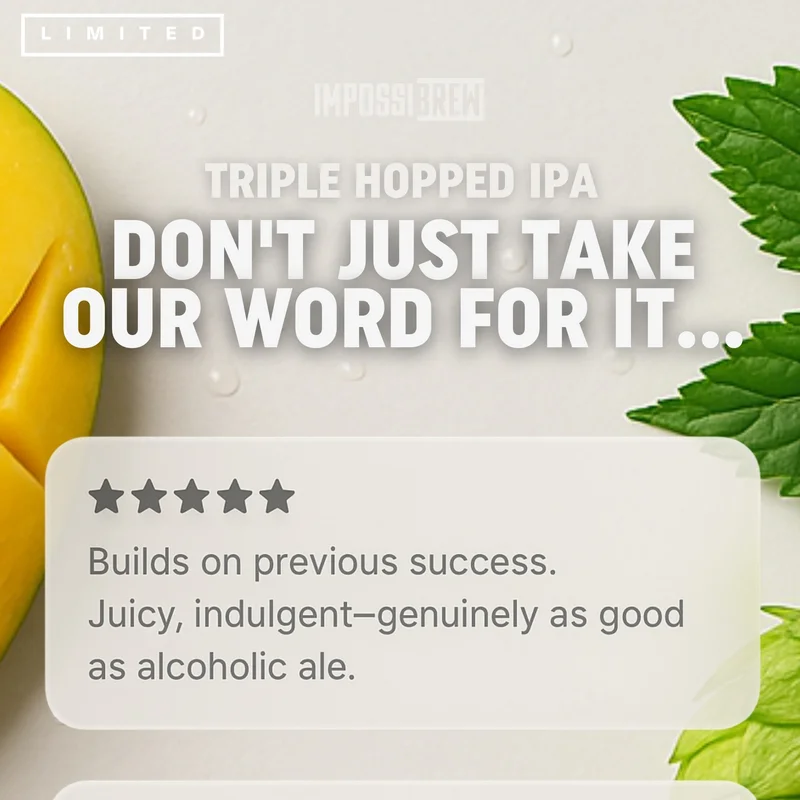 Triple Hopped IPA - Now Available.