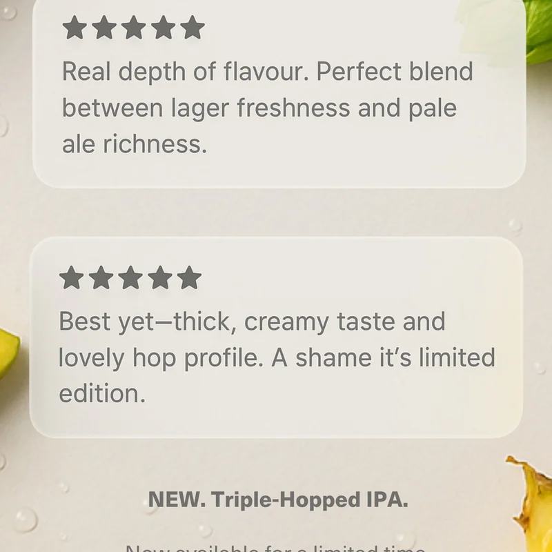 Why triple? Because more really is better.