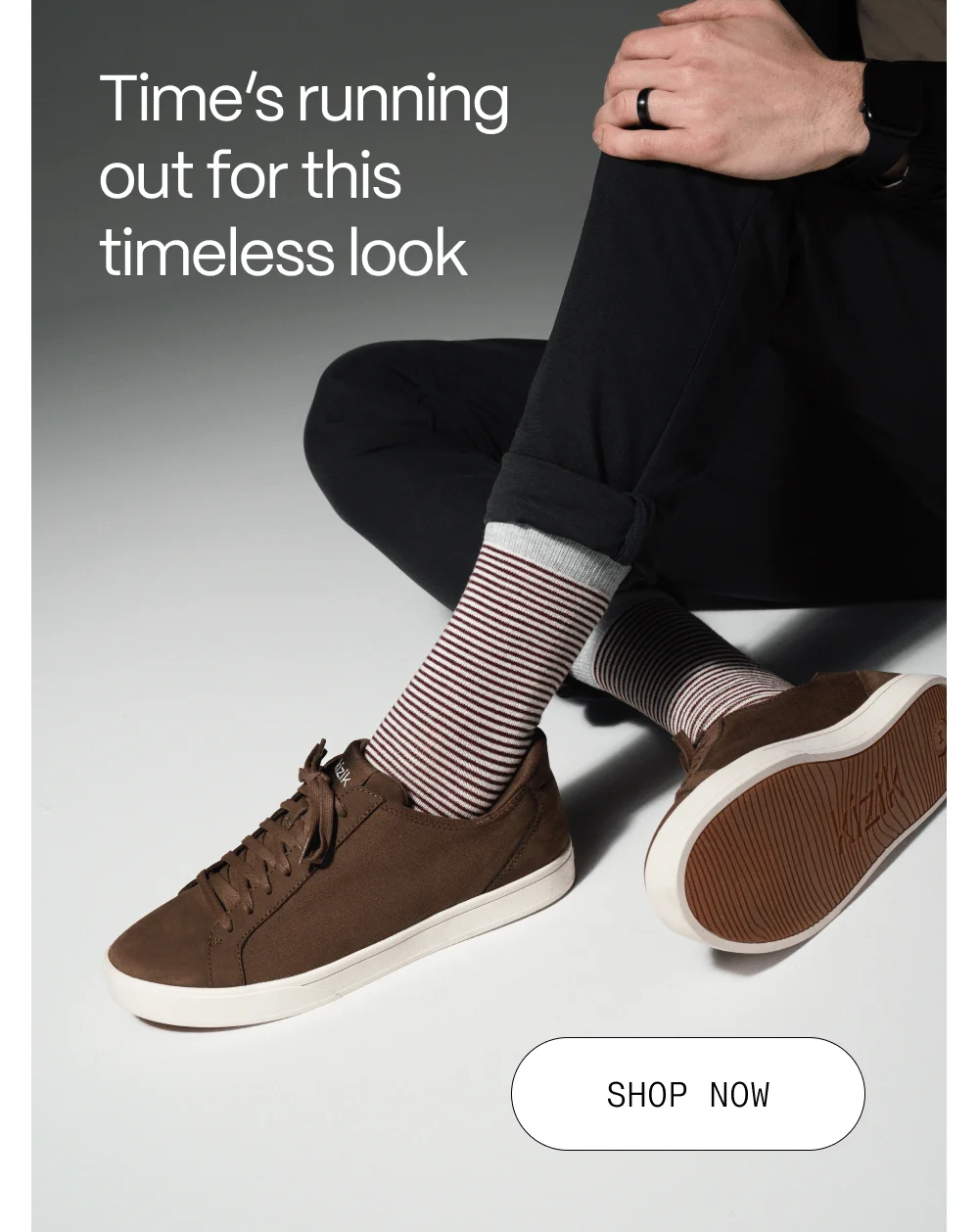 Time's running out for this timeless look. Shop now