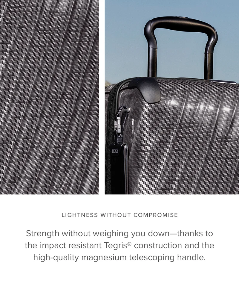Lightness Without Compromise: Strength without weighing you down—thanks to the impact resistant Tegris® construction and the high-quality magnesium telescoping handle.