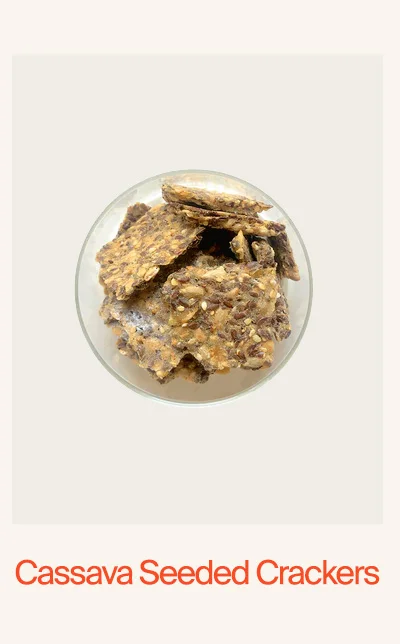 Cassava Seeded Crackers