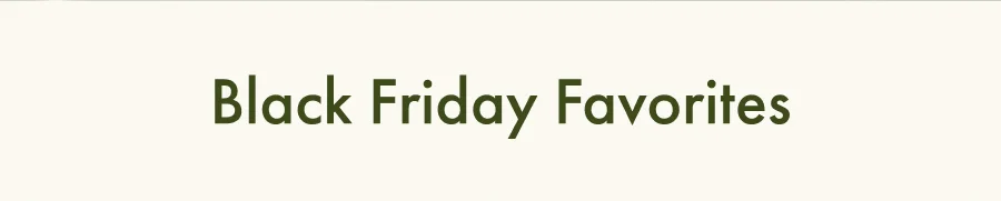 Shop Black Friday Favorites