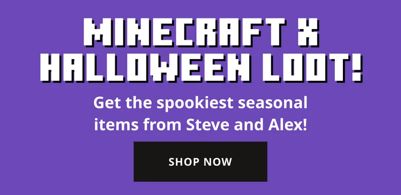 Minecraft x Halloween Loot!