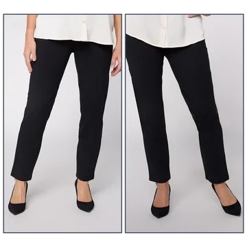 Women with Control Regular Set of 2 86/14 Slim Leg Ankle Icon Pant