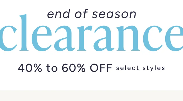 End of Season Clearance - Image