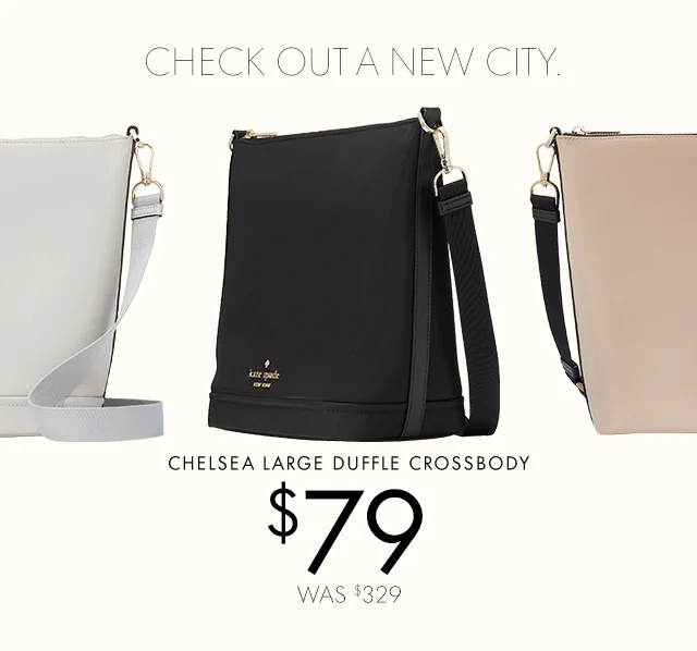 CHELSEA LARGE DUFFLE CROSSBODY
