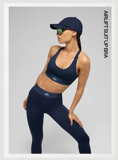 Airlift Suit Up Bra - Navy