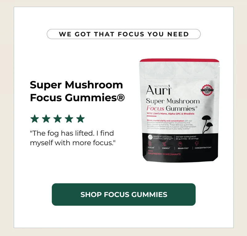 SUPER MUSHROOM FOCUS GUMMIES