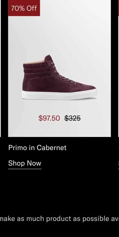 Primo in Cabernet. Shop Now