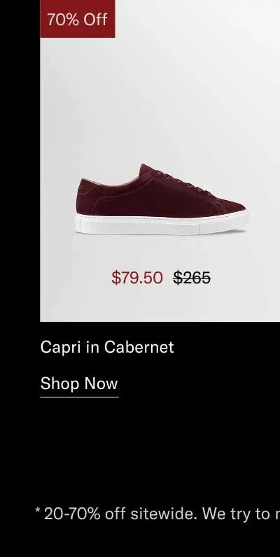 Capri in Cabernet. Shop Now