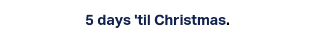 Days 'til Christmas