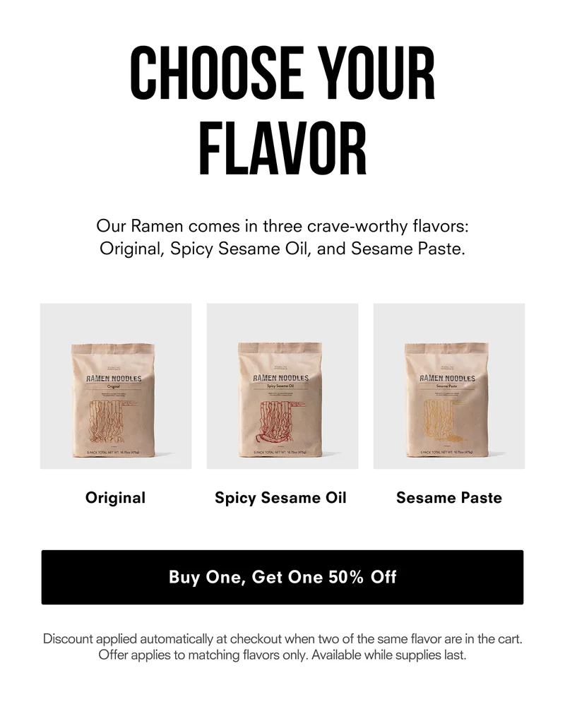Choose Your Flavor