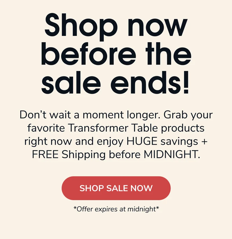 Shop Now Before The Sale Ends