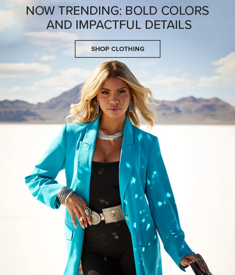 Now trending: bold colors and impactful details | SHOP CLOTHING