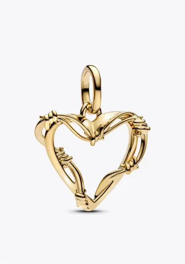 Wire Heart Dangle Charm