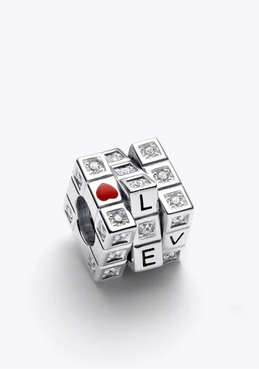 Moveable Toy Cube Charm