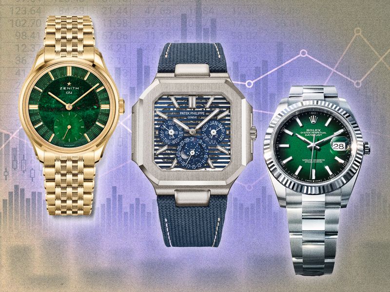 Image may contain: Wristwatch, Arm, Body Part, and Person