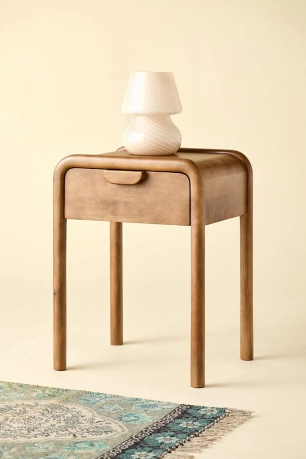Benji Wood Storage Nightstand