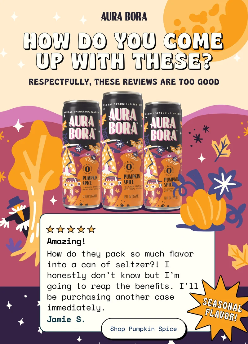 aura bora pumpkin spice