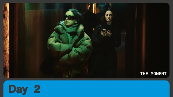 Still from the film "The Moment." Day 2.