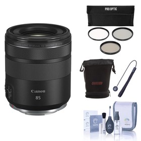 Canon RF 85mm f/2 Macro IS STM Lens with Accessories Kit