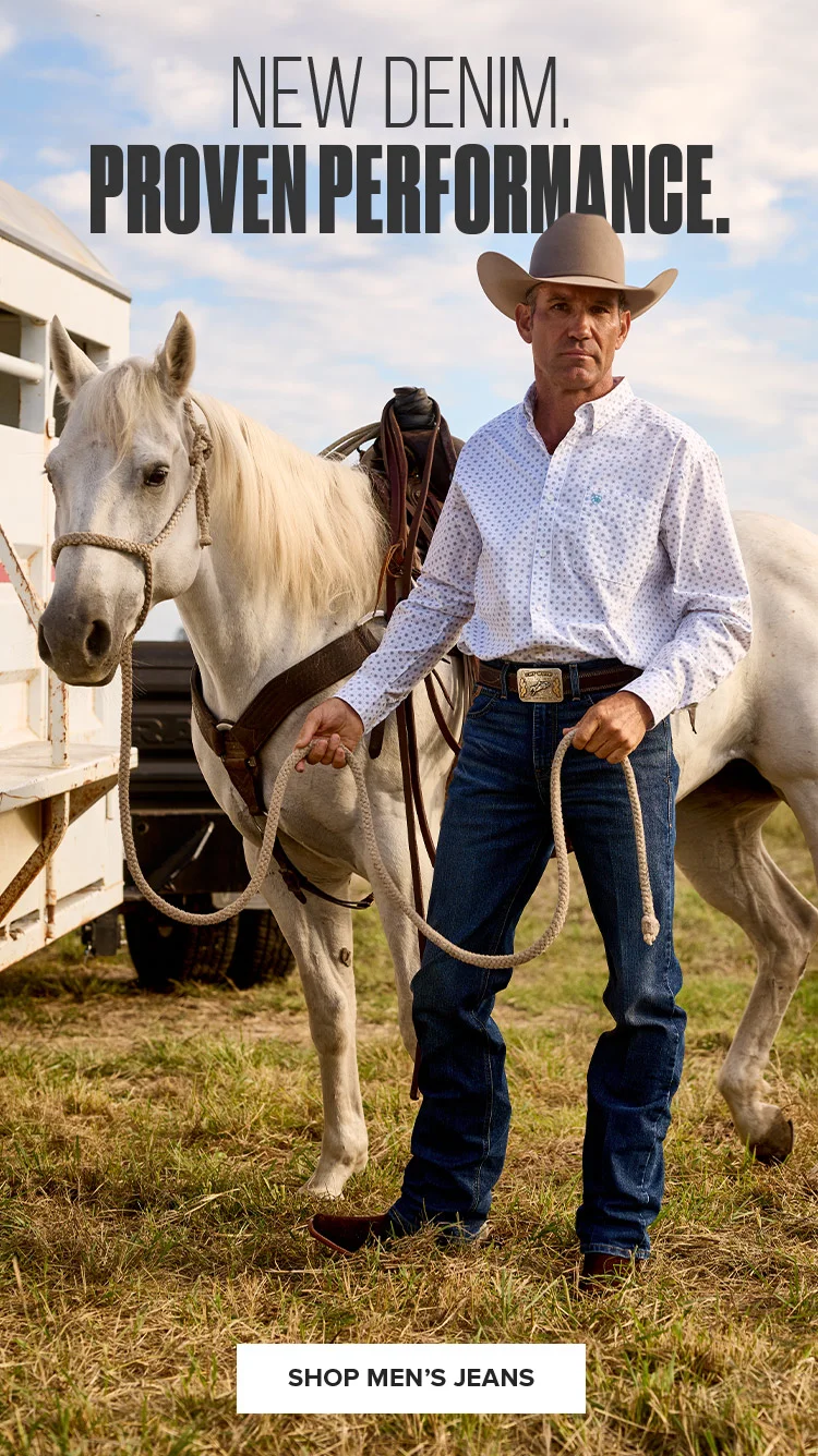 NEW DENIM. PROVEN PERFORMANCE. | SHOP MEN'S JEANS