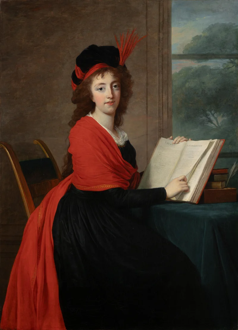 “Portrait of Countess Maria Theresia Czernin” by Elisabeth Louise Vigée Le Brun