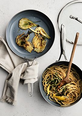 30% off GreenPan Padova Pro and Valencia Pro Stainless Steel Fry Pan Sets‡