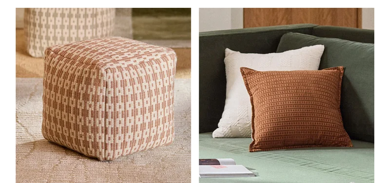 Load up your living room with all things cozy, and give the space a unique personality while you’re at it.