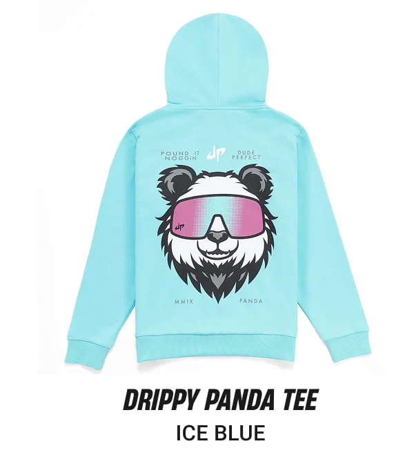 DRIPPY PANDA TEE ICE BLUE