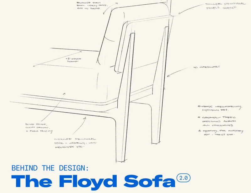 Behind the Design: The Floyd Sofa 2.0