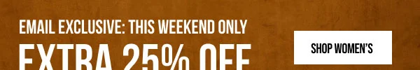 Extra 25% off Shop Women's