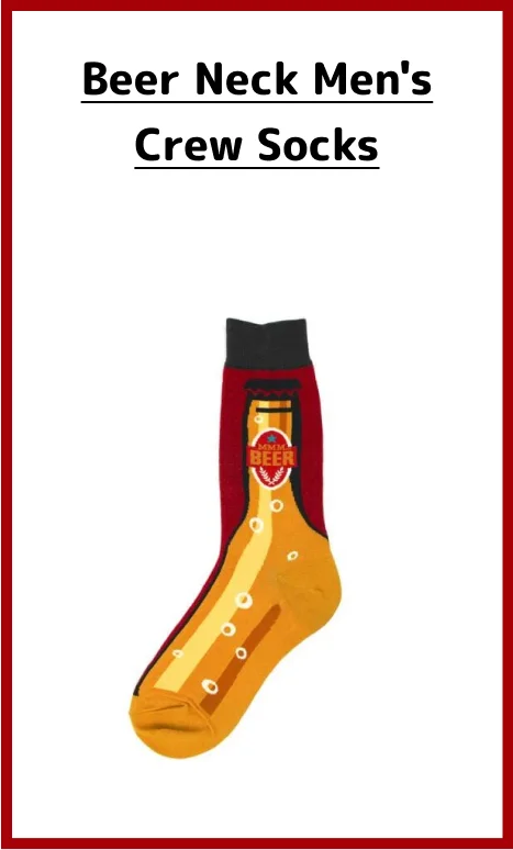 Beer Neck Men's Crew Socks