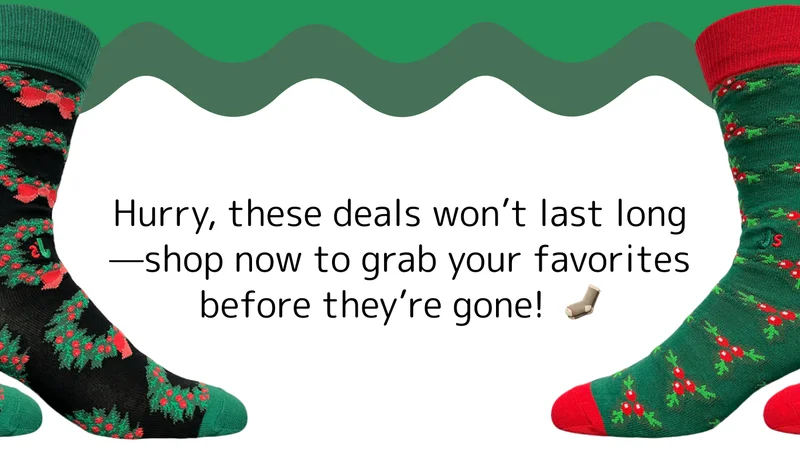 Hurry, these deals won’t last long—shop now to grab your favorites before they’re gone!  🧦