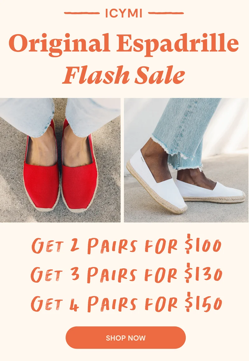 Original Espadrille Flash Sale