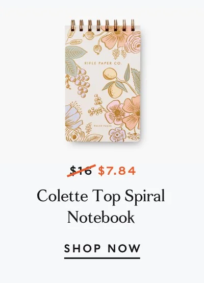 Colette Top Spiral Notebook