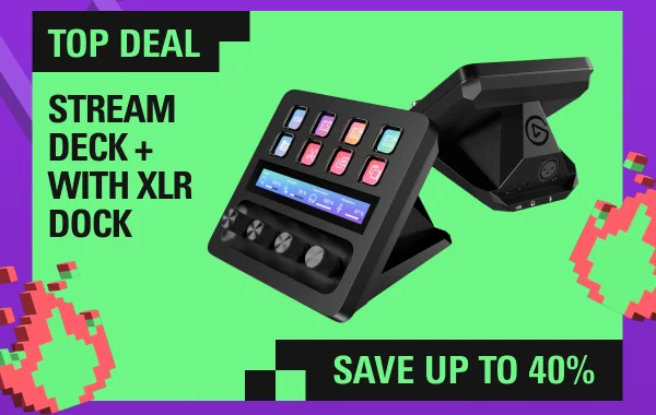 TOP DEAL! Stream Deck + with XLR Dock