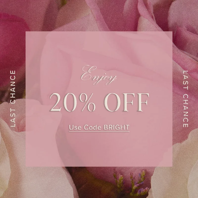 Last Chance! Enjoy 20% Off. Use code discount code